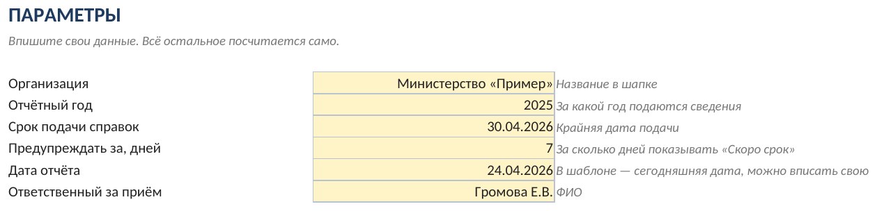 Контроль подачи справок о доходах в Excel: кому напомнить — фото 6