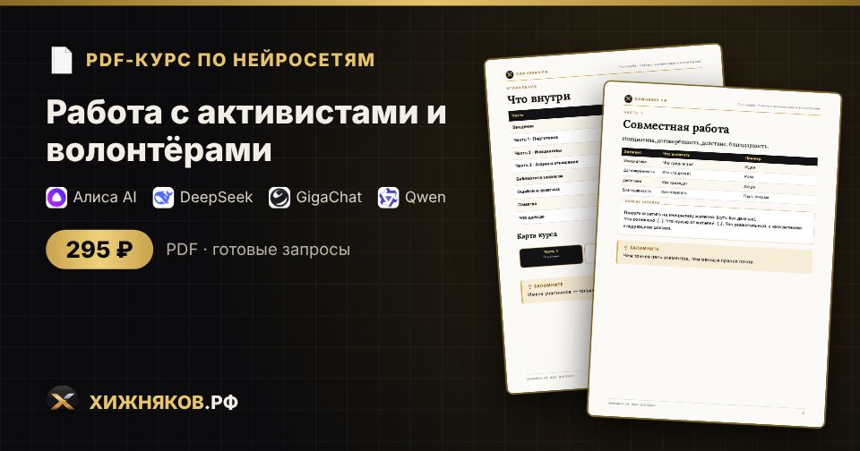 Курс: Работа с активистами и волонтёрами — фото 2