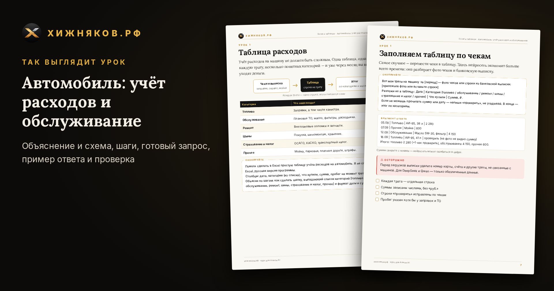Курс: Автомобиль: учёт расходов и обслуживание — фото 3