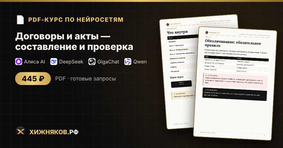 Курс: Договоры и акты — составление и проверка — фото 2