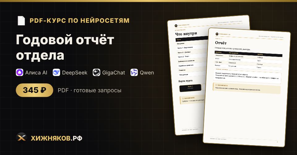 Курс: Годовой отчёт отдела — фото 2