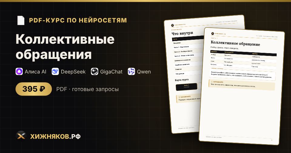Курс: Коллективные обращения — фото 2