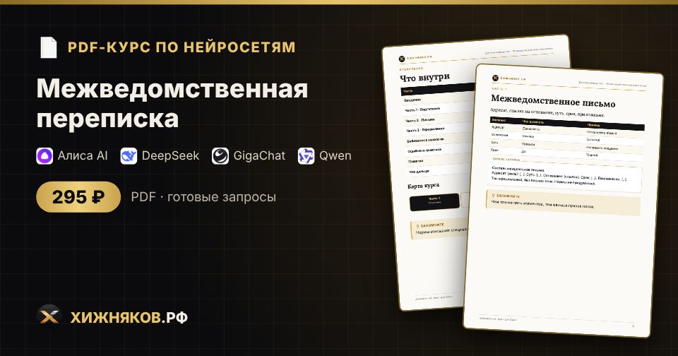 Курс: Межведомственная переписка — фото 2
