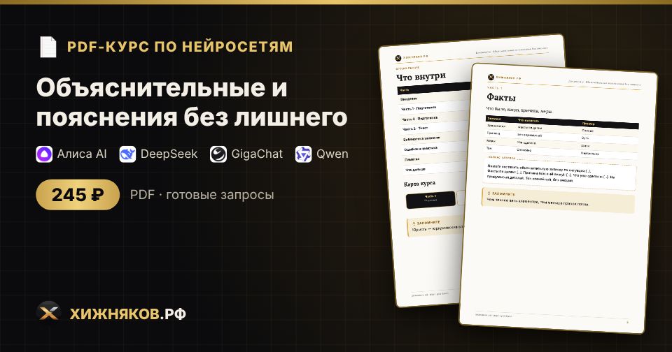 Курс: Объяснительные и пояснения без лишнего — фото 2