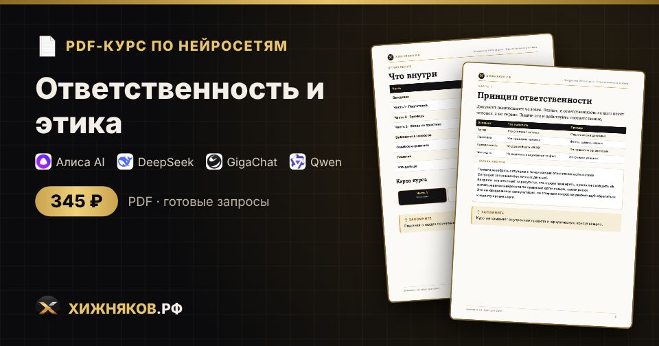 Курс: Ответственность и этика — фото 2