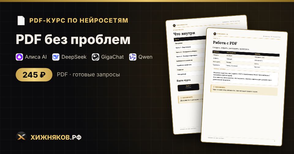 Курс: PDF без проблем