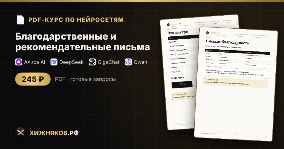 Курс: Благодарственные и рекомендательные письма — фото 2