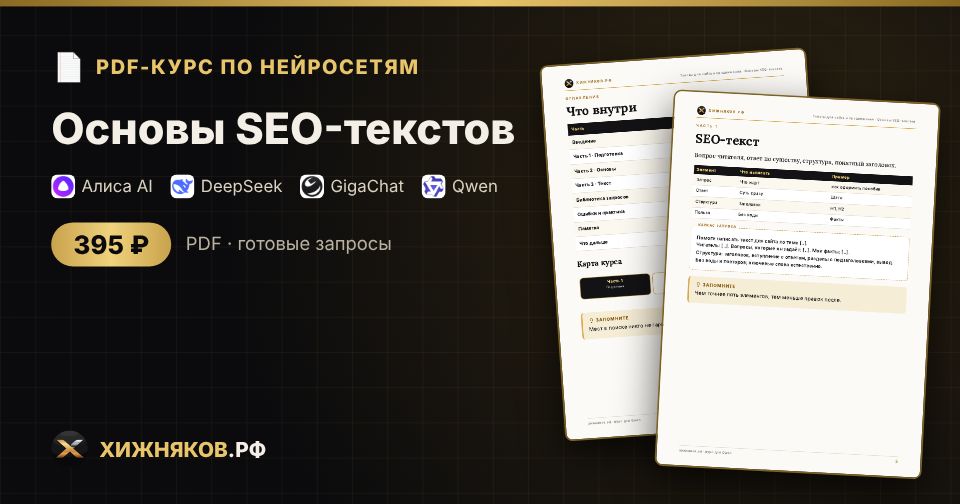 Курс: Основы SEO-текстов