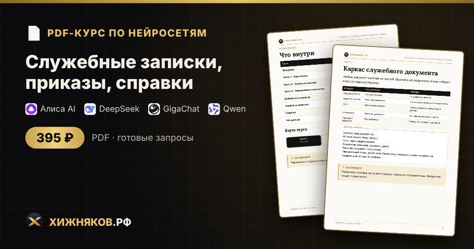 Курс: Служебные записки, приказы, справки — фото 2